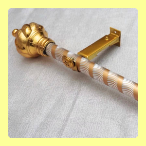 Batang Gorden FULLSET Ukuran 30cm - 300cm/BATANG ENDCUP PENYANGGA & FREE SAMBUNGAN KONEKTOR BATANG (COD)