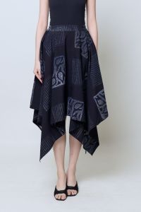 Black Drini Batik Skirt