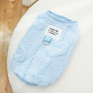 Aimayapet เสื้อผ้าสัตว์เลี้ยง เสื้อผ้าแมว เสื้อสุนัข ให้ความอบอุ่น เสื้อผ้าสุนัขและแมวมีห่วงสำหรับเกี่ยวสายจูง