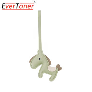 เชือกพวงกุญแจรถห้อยกระเป๋าจาก Jahit Kulit PU เครื่องประดับเครื่องตกแต่งแบบแขวนกระเป๋าแฟชั่นโพนี่สุดน่ารัก