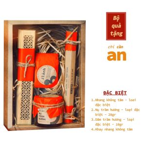 Bộ Quà Tặng Trầm Hương An 3 Lành Sinh Nhật Mừng Sinh Nhật Mong An Yên Tài Lộc Phúc Lành Trang Trí Nhà Cửa Quà Tết