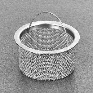 Stainless Steel Sink Strainer Filter - Kitchen Drain Protector Against Clogs