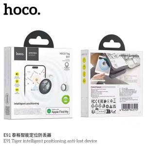 Hoco E91(สีดํา) GPS Apple Find My เครื่องติดตามอัจฉริยะ สำหรับติดตาม ค้นหากุญแจ กระเป๋า สัตว์เลี้ยง กันน้ำ ขนาดMINI(แท้100%)