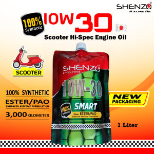 Shenzo 10W30 Scooter Engine Oil 75W90 80W90 Gear Oil Fully Synthetic Motor Oil V Belt Scooter 1L Yamaha Honda Suzuki Kawasaki