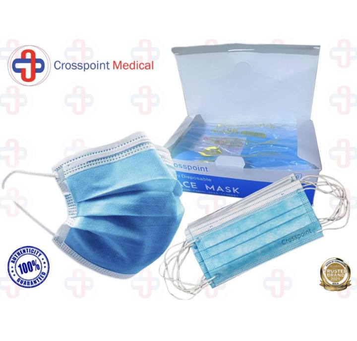 Heng De and Crosspoint Face Mask 50pcs | Lazada PH