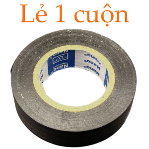 Băng Dính Cách Điện Màu Đen Nano Tô Nga Dũng Cỡ 18mm Khổ 20 Yard Quấn Mối Nối Dây Điện Sửa Chữa Thiết Bị Lẻ 1 Cuộn Bộ 10