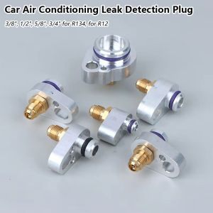 NEXTYOO 1Pcs Metal Leak Detection Plug R134/R12 3/8" 1/2" 5/8" 3/4" Air Conditioning Leakage Plug Durable Condenser Plug for Air-conditioning Compressor Pump