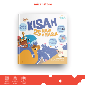 Magic Book : Cerita Berima Kisah 25 Nabi & Rasul (Boardbook) | Buku Cerita Anak Islam Mizan