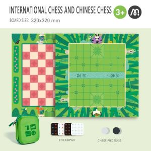 Mideer Portable Animal Chess Flying Chess Snake Chess 2 in 1 Logic Thinking Training Board Games For Kids Educational Toys
