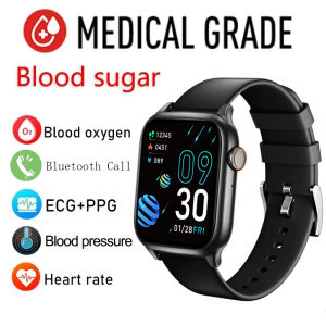 2023 Blood Glucose Smart Watch1.86inch WS-2 For Diabetes Health Monitor Message Reminder Voice Assistant Watch Dial Call Smartwatch Women Men