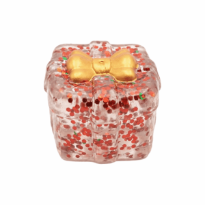 LZHDP MALL Glitter Sequins Christmas Squishy Toy Slow Rising Assorted Stress Relief Toy Fashion Cute Fidget Squeeze Toy Holiday