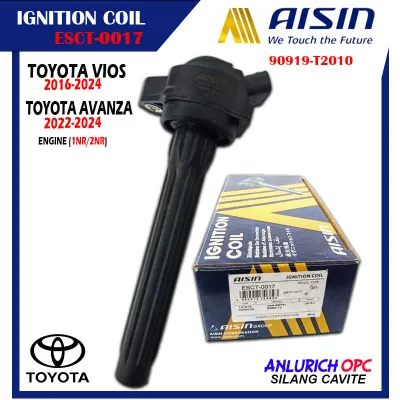 AISIN IGNITION COIL TOYOTA VIOS 2016-2024 TOYOTA AVANZA 2022-2024 (1NR/2NR) (90919-T2010)