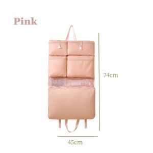 Foldable Packing Cube Travel Bag & Toiletry Organiser With Hook Business Essentials SG Stock