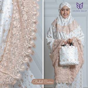 Mukena Prada ivory Milo