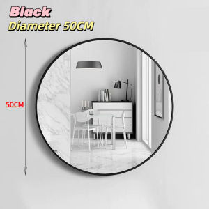 Wall Round Mirror Home Decor Bathroom Mirror Wall Mounted Round Mirror With Shelf Simple Style
