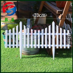【Ready Stock】Plastic Fence Home Living Decorative Gardening Stand For Plant Rack Gate Border Design