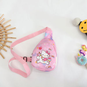 เก็บเงินปลายทาง！กระเป๋าคาดอกเด็ก ลายการ์ตูนสไปเดอร์แมน  กระเป๋าสะพายข้าง