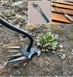 Alat Pencabut Rumput Liar Di Halaman Rumah / Sekop Berkebun Empat Garpu