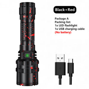 Alonefire G200 Powerful XHP50.2 Tactical LED Flashlight Xlamp Waterproof Torch Light Ultra Bright Lantern Camping