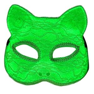 Night Light Half Face Mask Venetians Mask Lace Masquerade Mask Night Lights Cats Mask Ball Party Mask Halloween Carnival