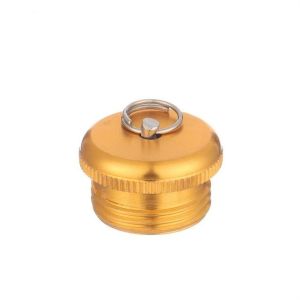 RGFV Fishing Gear Accessories Fishing Rod Cover Fishing Pole Metal Aluminum Alloy Fishing Rod Rear Plug Rod Stopper Screw Pole Butt Caps Rod Bottom Protector