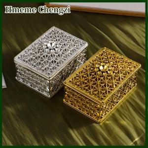 Hmeme Mini Treasure Storage Jewelry Box Retro Candy Necklace Earring Bead Trinket Box Small Wedding Decor Party Favor Gift