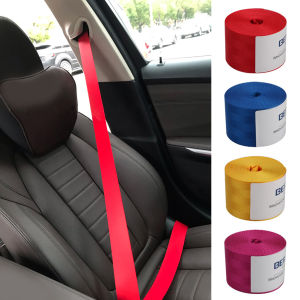 BC 3.6M x 4.8cm Car Color Seat Belt Replacement Renewal Webbing Fabric Racing Safety Belts Straps Modification 4.8cm Width