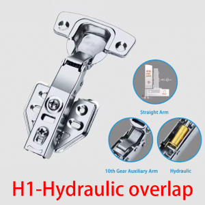 (1PAIR ) Hydraulic Soft Close hydrolic Concealed Hinges Regular for Cabinet bisagra DIY Stainless steel 304