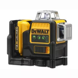 【อเมริกันไซโก้】Dewalt DW089LG เครื่องวัดระดับเลเซอร์แนวตั้ง 360 องศา 12 เส้น 3 ด้าน แสงสีเขียวแนวนอน สำหรับกลางแจ้ง