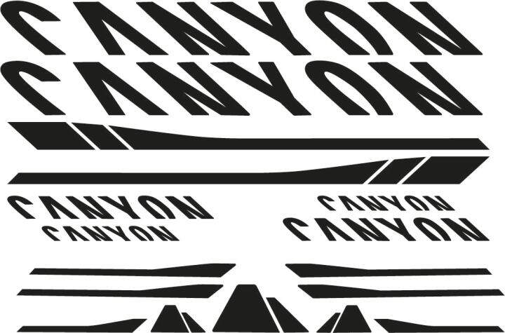 Canyon deals bike stickers