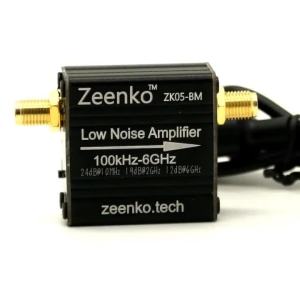 FFBH Zeenko BM series Low Noise Amplifier 100KHz-6GHz/10GHz Battery included 20dB High Gain LNA RF Power Preamplifier Module 4Y1Z7