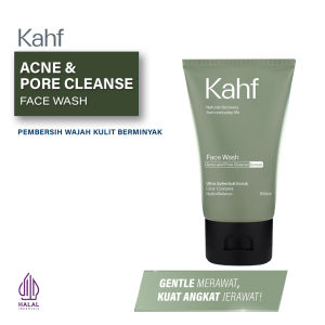 Kahf Acne and Pore Cleanse Face Wash 100ml Pembersih Wajah Skincare Pria