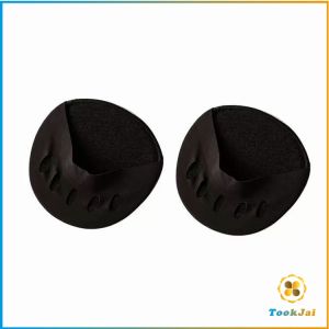 TookJai 1คู่ แผ่นรองจมูกเท้า รองฝ่าเท้าด้านหน้า ดูแลเท้า ลดปวดเมื่อย  Five-finger socks