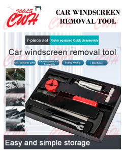 7PCS CAR VEHICLE WINDSCREEN WINDSHIELD WINDOW GLASS REMOVAL REMOVER Wire Puller Threader DISASSEMBLY TOOL SET CWH TOOLS SDN BHD CWH GROUP CWH TOOLS TRADING