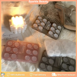 6 Pairs/box Contact Lens Box New Product Lens Case Transparent Storage Multiple Box Travel Portable Small Lovely Eyewear Bag Container