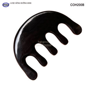 Lược sừng mát xa dưỡng sinh 5 răng (Size:S - 9cm) Massa đả thông kinh lạc - COH200B