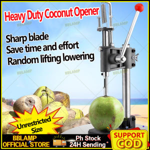 【COD】Portable Coconut Hole Opener Opening Machine Commercial Manual Open Green Coconut Cutting Fruit Shop