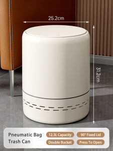Tầm Nhìn 13L Báo Chí Loại Thùng rác Hộ Gia Đình Thùng rác Với hấp thụ tự động túi bọc Phòng Tắm Thùng rác rác nhà bếp Bin dung tích lớn Phân Loại Thùng Phòng ngủ phòng khách ubbish bin Thùng Rác Thùng Lưu Trữ
