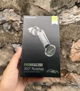 Đế giữ điện thoại trên ô tô ASHITO hít nam châm xoay 360 độ kẹp cửa gió