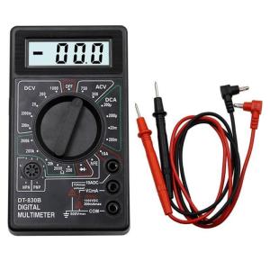 High Precisions Digital Multimeter with Clear LCD Display Handheld Multimeter for Professional & Amateur Electricians