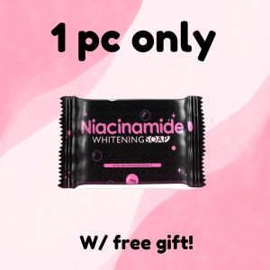 【BUY 1 TAKE 2】NIACINAMIDE soap with 10x whitening dry skin dark spot 75g acne oily skin for woman