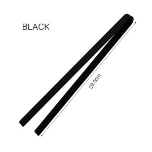 Silicone Grill Tongs Non-Stick Food Bread Clip Heat Resistant BBQ Salad Cooking Serving Clamp Steak Pasta Clip For Kitchen