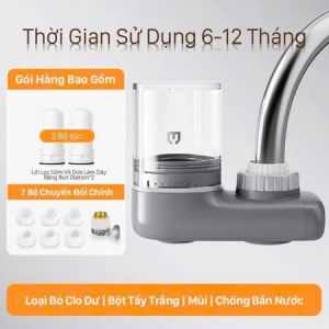 Bộ Lọc Nước Tại Vòi Xiaomi Youpin YINMI YM-R0100 Lọc Sạch Bùn Đất Khử Clo Lõi Lọc Có Thể Vệ Sinh Và Thay Thế Chính Hãng Bảo Hành 2 Năm