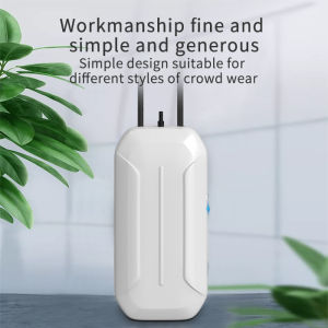 Air Purifier Necklace Wearable Round Black White Personal Mini Purifier Anti Virus Negative Ion