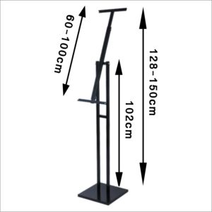 Advertise KT Board Holder Baner Sign Stand Swivel Sign Display Rack 360 Turning Shop Display Supermaket Display Stand for Clothes Store