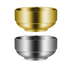 Mirror Finish Stainless Steel Bowl Thickened Construction Tableware Dishwasher Safe Dinnerware for Home Use