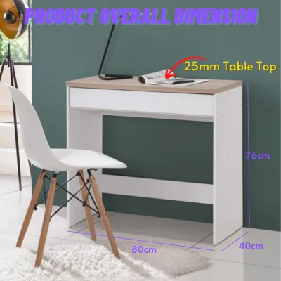 Furnitrue direct SIENA 80cm study desk writing desk compact size