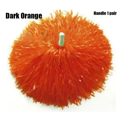 OKDEALS 1pair 9 Colors Competition Flower Fancy Cheerleading Cheering Ball Cheerleader pompoms Club Sport Supplies Dance Party Decorator