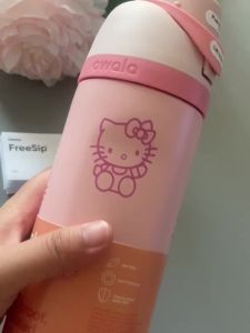 Owala 304 Stainless Steel Fruit Water Bottle with Straw Thermos Cup for Outdoor Travel Sports