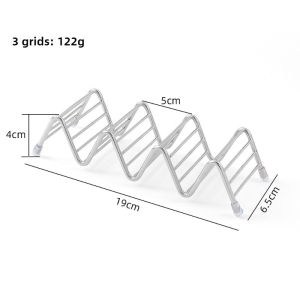 Stainless Steel Soap Rack Multi-Soap Storage With Drainage Tray Waterproof Rust-Resistant Easy To Clean Dual-Side Usable For Bathroom & Shower Storage